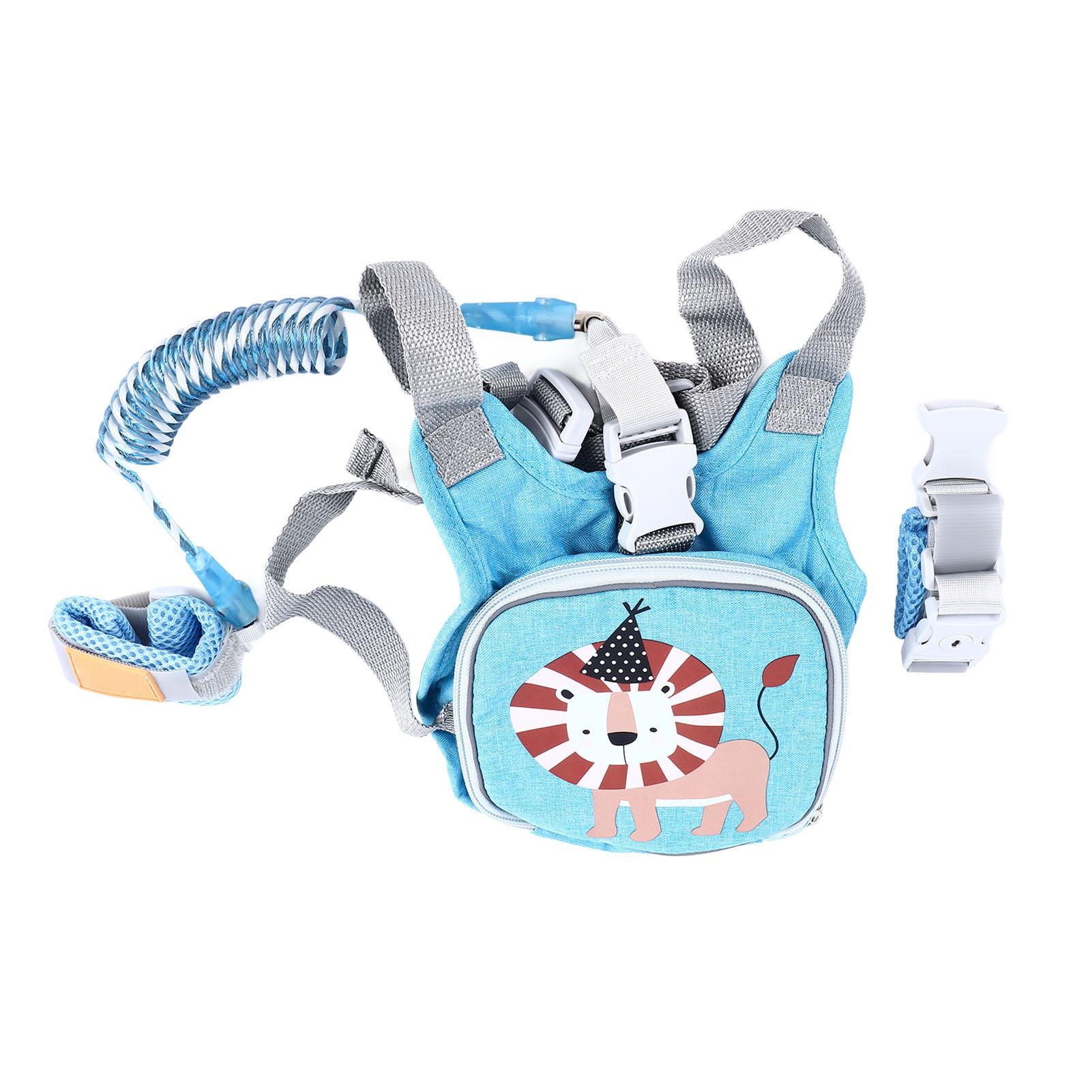 1.5m 2 in 1 Kids Backpack   Lsh Prevent Lost Children Harness Wrist Link for Outdoor Use