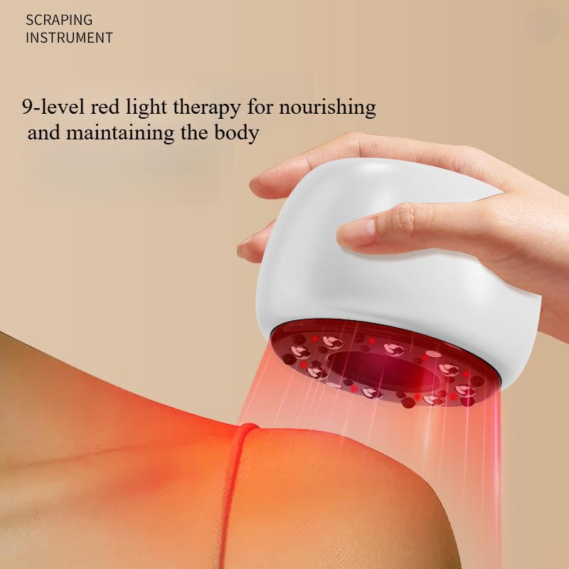 1 Stück elektrische Schabemaschine, Fitness-Moxibustionsgerät, Mikrostrom-Massagegerät, Heißkompressen-Behandlungsinstrument, Meridianbürste