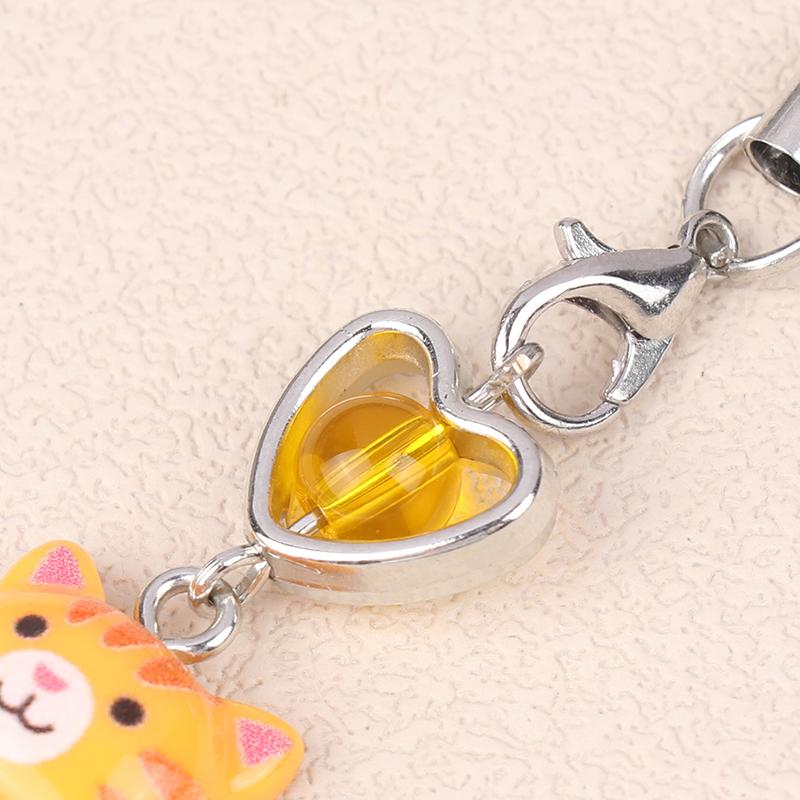 Cat Pendant Cat Phone Strap Cellphone Chain Anti Lost Y2K Phone Charm Key Ring Heart Phone Lanyard Backpack Ornament