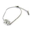 Les Trésors De Lily [N6346] - Silbergraues Designerarmband „Eulen“