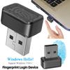 USB Fingerprint Reader Module for Windows 10 11 Hello Biometric Scanner Padlock for Laptops PC Mini Security Key Dongle Reader