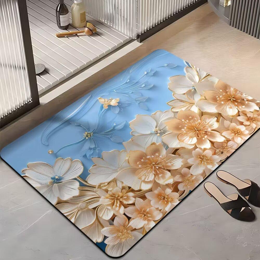 Bathroom Quick-drying Door Mat Diatom Mud Absorbent Floor Mat Toilet Toilet Entry Door Non-slip Mat Diatomaceous Earth Foot Mat
