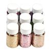Colla di Cristallo Fai da Te Mix Glitter: Canapa Fatta a Mano, Polvere Fine, Laser, Paillettes Glitter Esagonali, 20ml