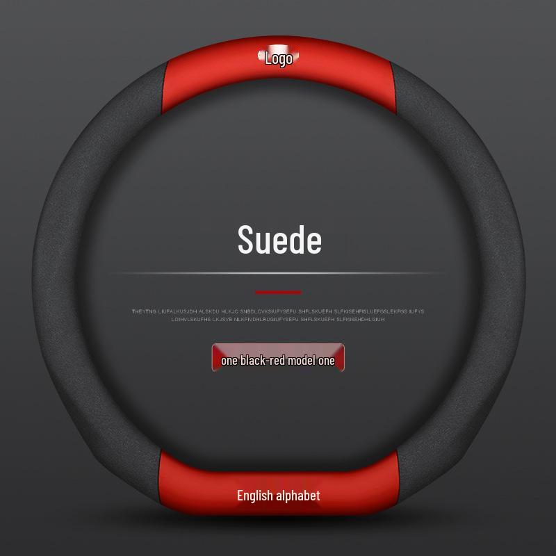 Universal Suede Steering Wheel Cover for NIO ES6, ES7, EC7, ET5, ET7 - Four Season, Ultra-Thin Design