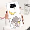 Cartoon Elephant Pink Phone Case For Xiaomi Poco X3 Nfc X5 X6 X7 Pro F7 Ultra F6 F5 F4 M6 M5S X4 GT M4 M3 F3 Soft Cover Shell Po