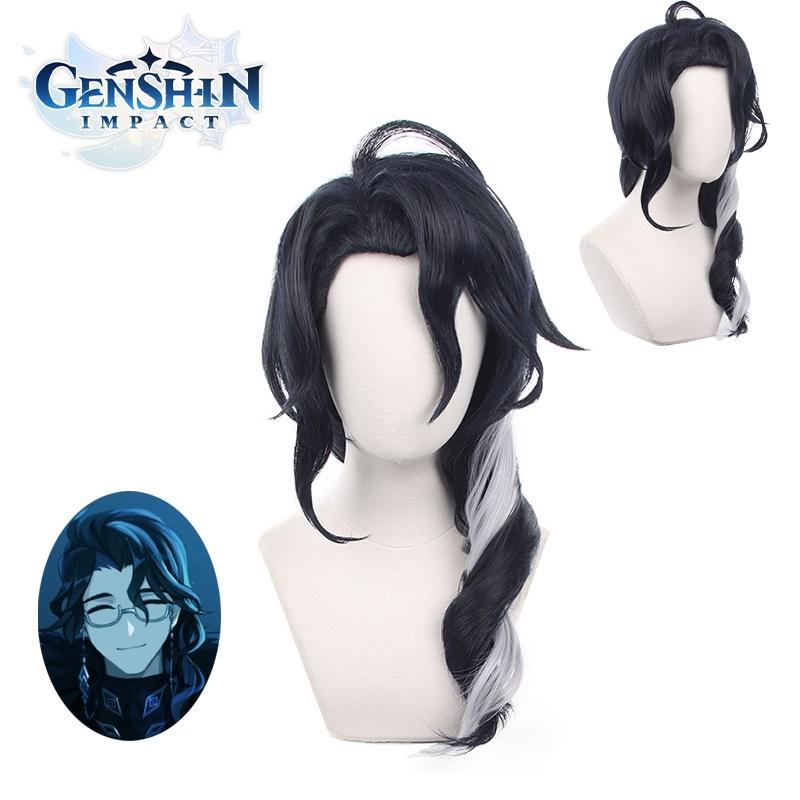 Genshin Impact Pantalone Cosplay Wig High Temperature Fiber 55cm/21.6in
