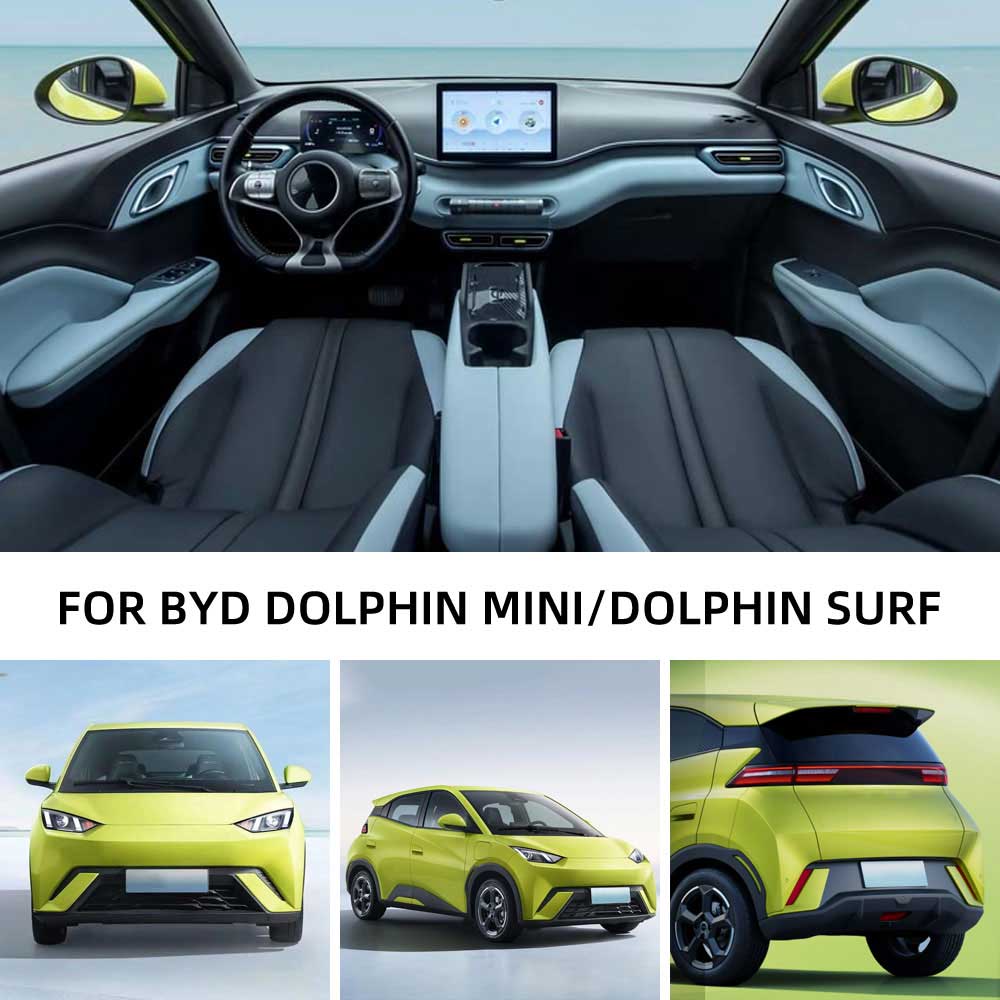 For BYD Dolphin Mini Seagull Dolphin Surf 2025 2025 LHD Front Dashboard AC Vent Cover Air Conditioner Outlet Sticker Accessories