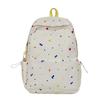 Schoolbag wholesale summer new junior high school girl heart floral shoulder large capacity simple new versatile travel backpack