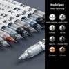 8 Colors Metallic Marker Pen 1Mm Diy Reflective Paint Pen Permanent Gold Silver Marker Touch Up School Model Painting Marking