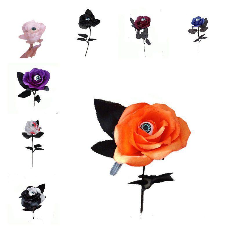 Künstliche Simulationsrosen mit gruseligen Augäpfeln für Partyrequisiten