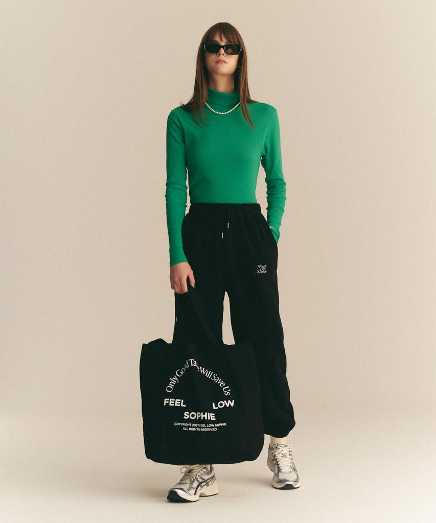 Feel Low Sophie Logo Eco Bag Black