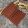 High Quality Passport Wallet Leather Card Holder Wallet Genuine Leather Bifold Purse for boarding pass thick leather