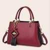 Large Capacity Bag Women's New Leather Women's Bag Red Handbag Women's