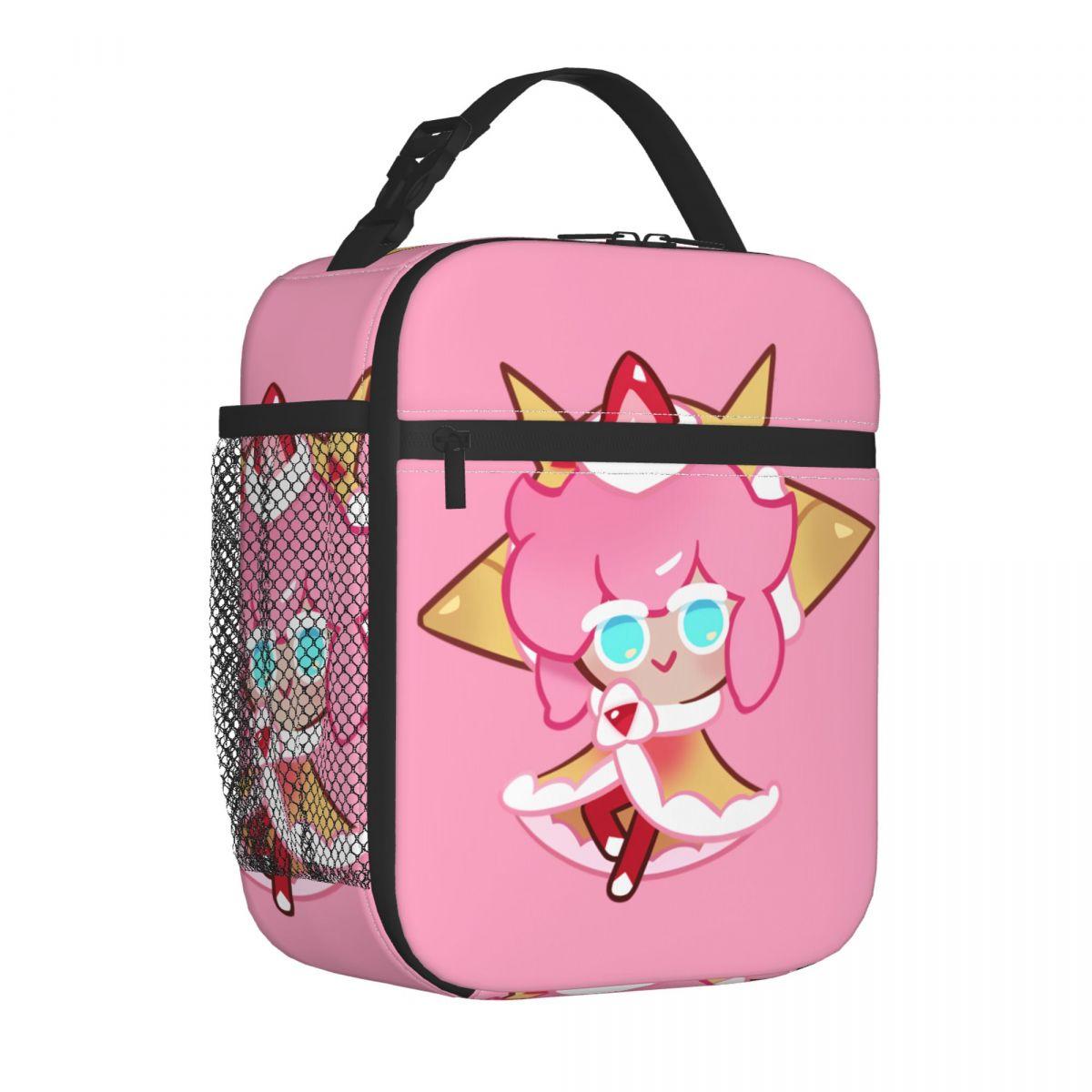 Cookie Run Kingdom Accessories Insulated Lunch Bag Strawberry Crepe Cookie Food Storage Bag Leakproof Thermal Cooler Lunch Box One Size