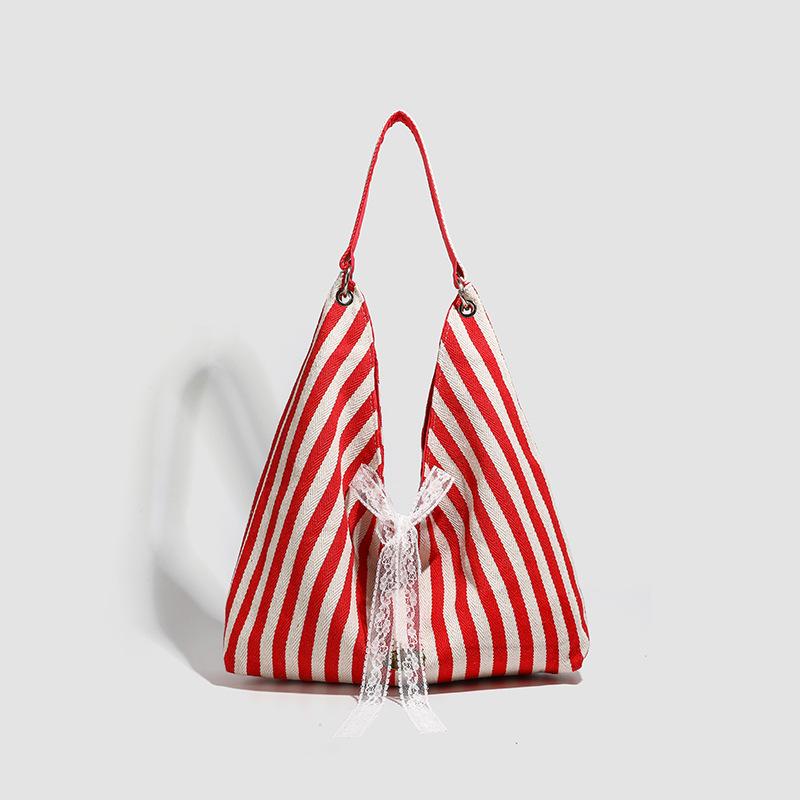 

Сумка-тоут в корейском стиле для поездок на работу в непринужденном стиле, двусторонняя сумка на одно плечо с надписями красный