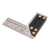 Woodworking   Ruler Right Angle Ruler Carpenter   Layout Tool with Marking Holes 3.9 Inch