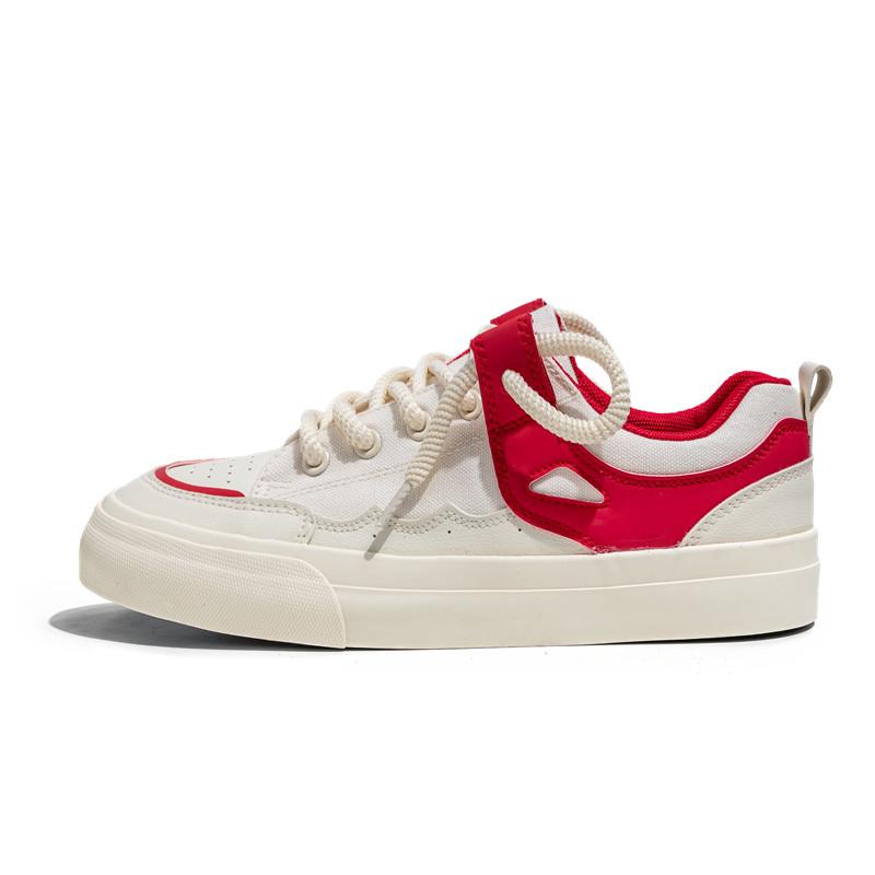 Fashion 2024 Designer Low top Canvas Shoes Men Harajuku Beige Casual Sneakers Men Street Hip hop Sneakers Lace-up Vulcanized Shoes Man