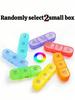 Weekly Pill Organizer 1 Times a Day, 7 Day Rainbow Pill Box, Portable Travel Pill Case for Vitamins Fish Oil Supplements