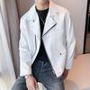 Men's Trendy Korean Style Casual Suit Jacket for Autumn/Winter