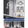 All-Copper Kitchen Pull-Out Faucet with 360° Rotation & Dual-Use Hot/Cold for Vegetable Sink