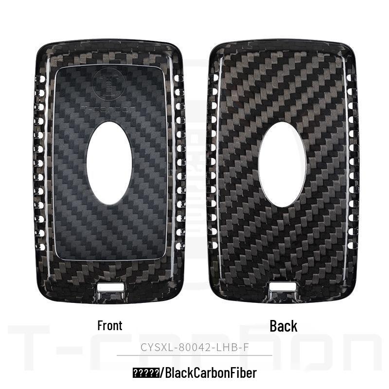 T-Carbon Carbon Fiber Key Shell for Land Rover & Jaguar XFL - Protective Cover