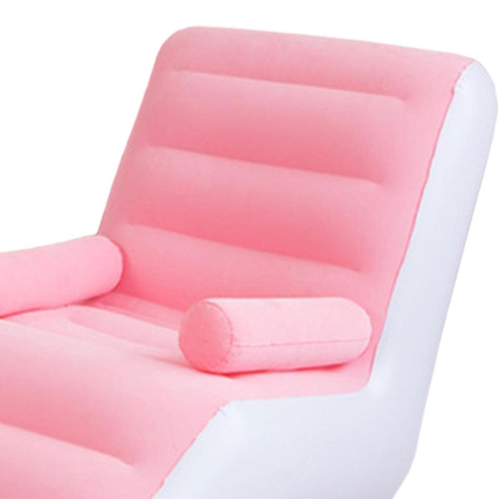 Folding Lazy Sofa Soft Durable PVC Thickened Inflatable Sofa Air Bench Blow Up Seat for Leisure Gaming Festivals Sleeping Garden