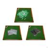 144 Mahjong Pieces, Portable Play Set, Chinese Version of The Game, Mini Set with