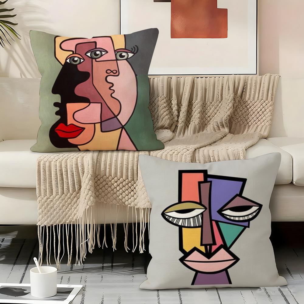American Art P-Picasso Pillow Case pillowcase, double-sided printed, sofa cushion, bedroom headboard pillow