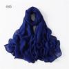58 Colors Women Candy Color Voile Scarf Plain Solid Pashmina Female Warm Cotton Viscose Scarves Blanket Shawls And Wraps Bufanda