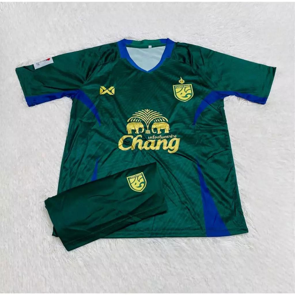 Thailand FOOTBALL SOCCER NATION TEAM JERSEY SHIRT HOME FAN Print Polo Unisex Men Women Quick Dry Short Sleeve Uniform Elephant Logo Sport