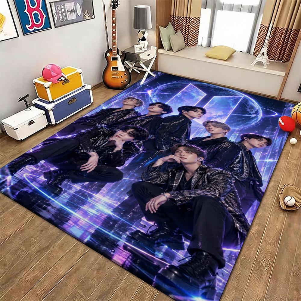 Seventeen Chibi Art Carpet Soft Rug Plush Rug Thick Rug Kitchen Floor Mat Hallway Runner Low Maintenance