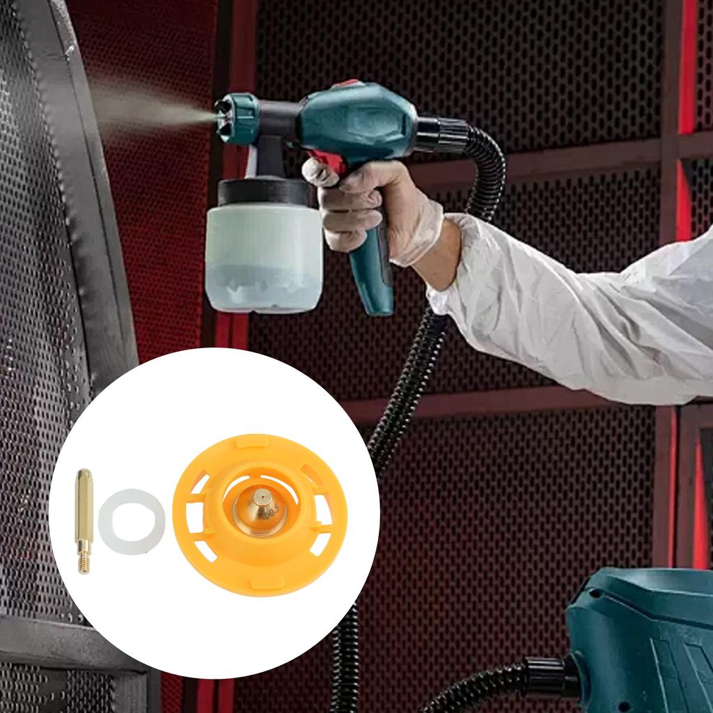 Electric Spray Paint Nozzles 0.5/1/1.8/2.8mm Random Color Electric Spray-Gun Flow Control Sprayer Tip Airbrush Nozzle Replace