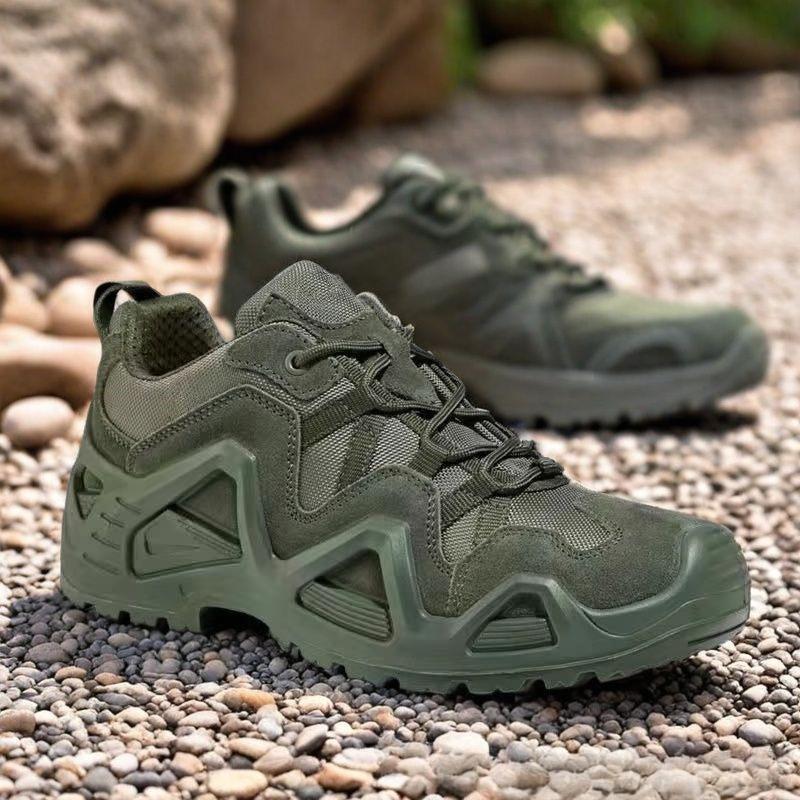 Fashion Shoes for Men Outdoor Hiking Combat Shoes Low-top Non-slip Wear-resistant Thick-soled Climbing Men's Shoes Zapatillas De Hombre