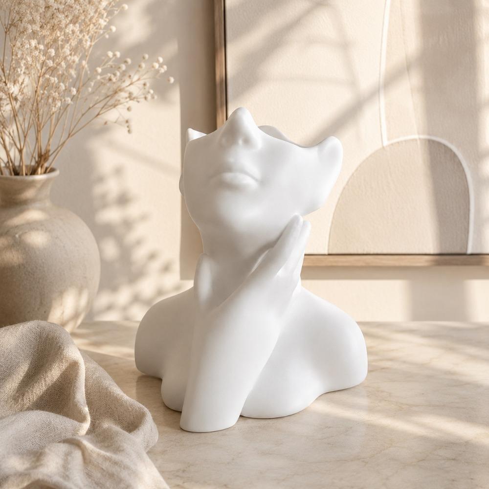 Human Statue Pencil Holder Large Capacity Desktop Organizer Storage Rack  Nordic Style