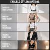 Punk Women's Waist Chain Y2K Style Chest Waist Harness Unisex Body Bondage Waist Strap  Party