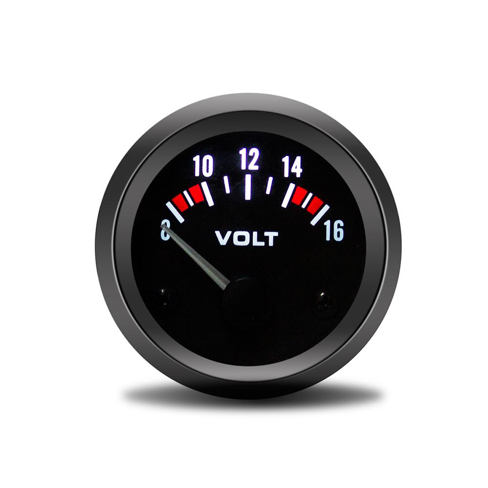 52MM Car Voltmeter Auto Volt Meter 8~16V Wholesale Economical Voltage 12V Car Accessories 2 Inch Gauge Pod Holder