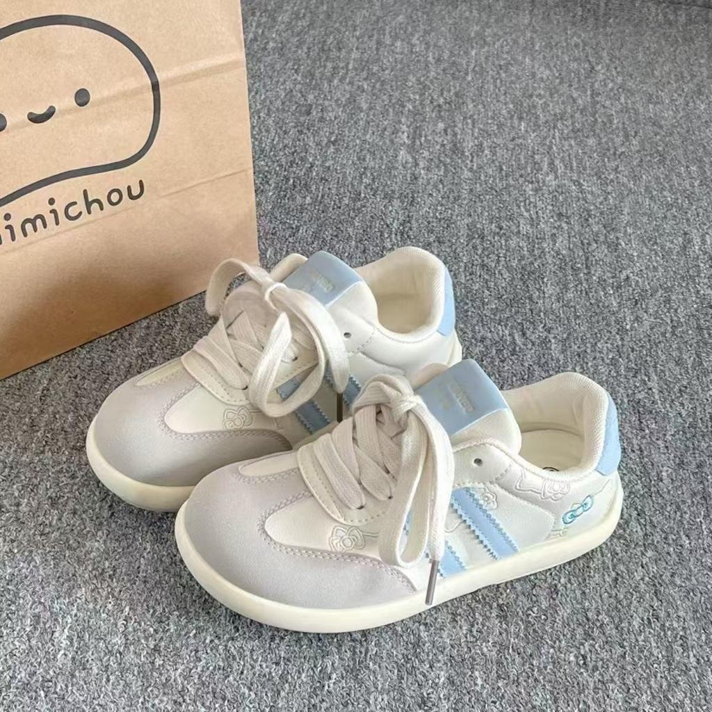 Dopamine casual board shoes women's 2025 new versatile niche shoes student platform white shoes German training shoes