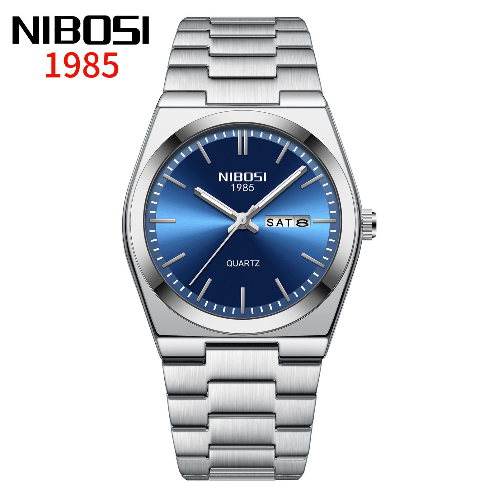 Quartz Watch Men S, Waterproof Luminous Watch, Fashionable Classic Three-Pin Steel Belt Men S Watch