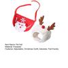 1 Set Christmas Pet Outfit Christmas Tree Pom-Pom Hat And Pet Bib Holiday Pet