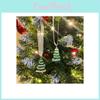 Chic Green And White Ocean Christmas Tree Ornament For A Festive And Elegant Look