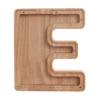 Wooden Piggy Bank with Clear Window, A-Z Letter Coin Cash Container for Kids Adults, Unbreakable Money Saving Box Decoration