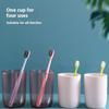 4 Pcs Travel Storage Cup Travel Portable Toothbrush Cup Home Dental Cylinder Toothbrush Storage Box Travel Home Wash Set