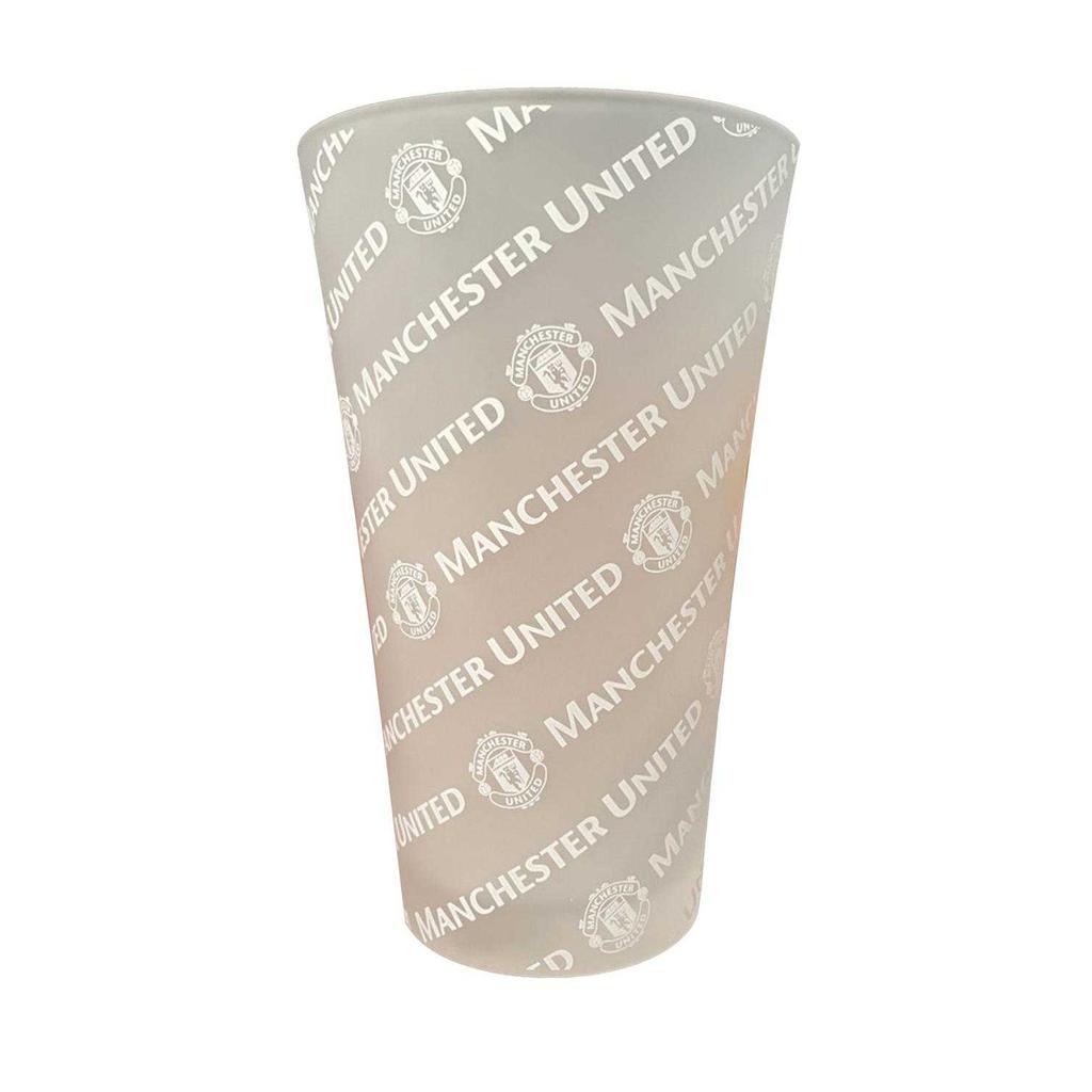 Manchester United FC Glass Frosted Tumbler