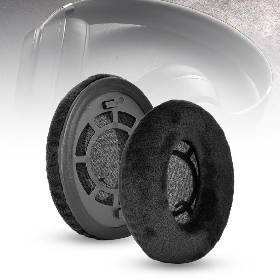 1 Pair High Elasticity Ear Pads Soft Earcaps Headset Earmuffs Protective Cushion with Buckle for Sennheiser RS120/100/110/115/117/119