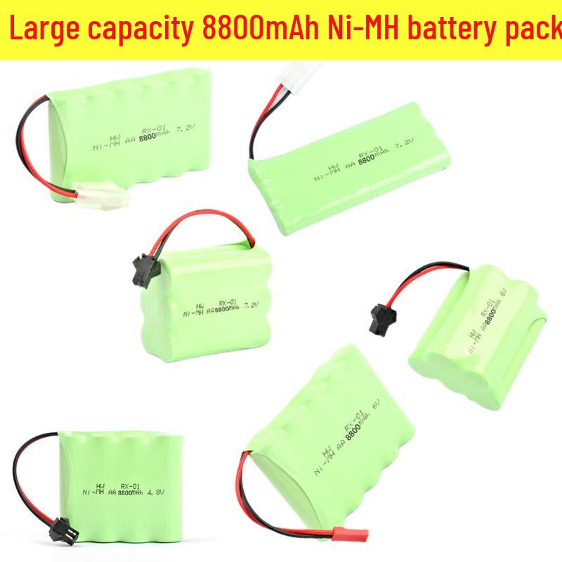 Ni-MH AA Rechargeable Battery Pack for Remote Control Cars: 3.6V To 12V