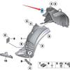 BMW X3 F25 Vordere Radhausverkleidungen - Teilenummer 51717213643/51717213644