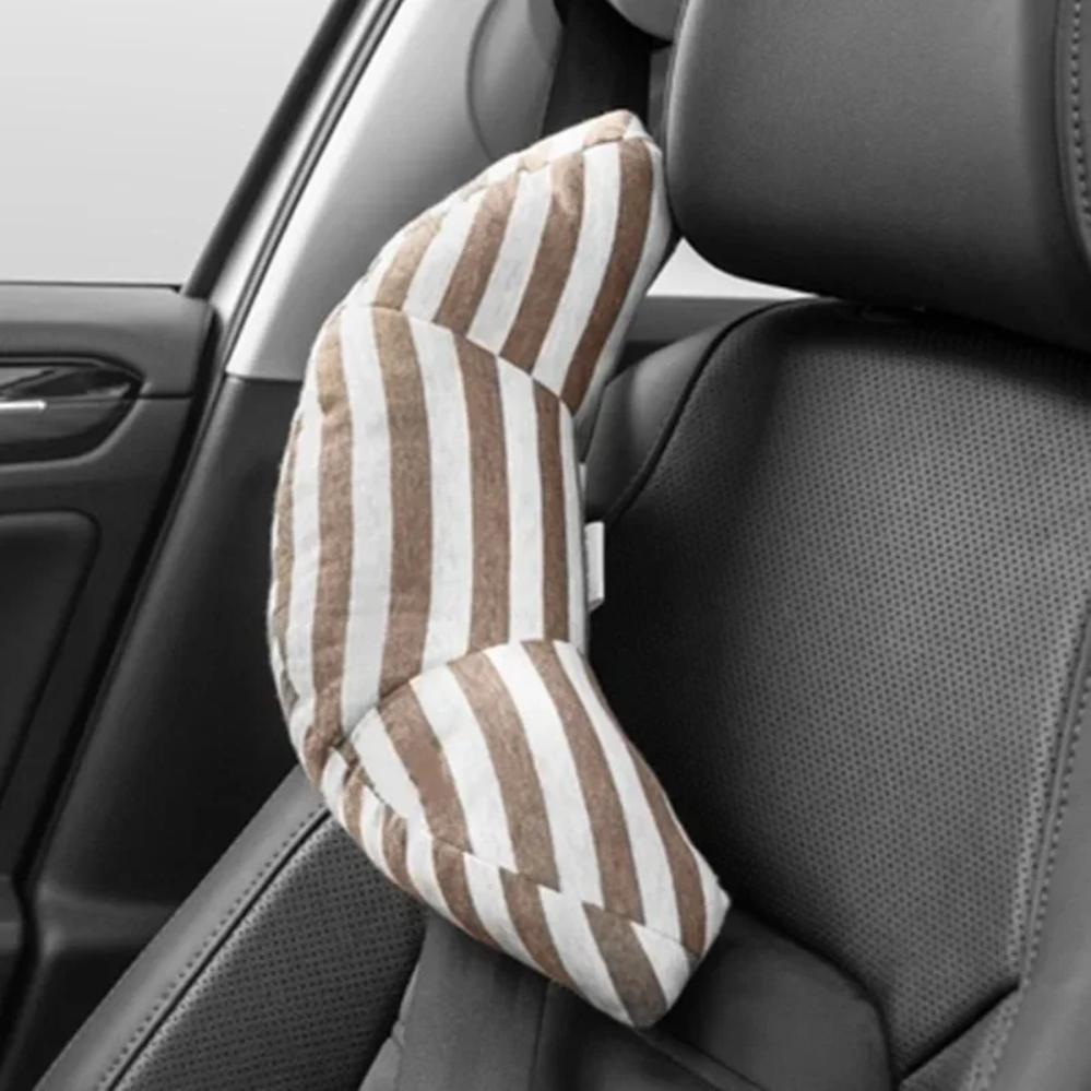 1pc Children Neck Headrest Cushion Car Seat Belts Pillow Kids Shoulder Safety Strap Protection Pads Support Car Styling Cartoon