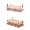 Wood Book Press Book Binding Board DIY Crafting Handmade Paper Press Bookbinding Machine Tool for Office Nonslip Enthusiasts
