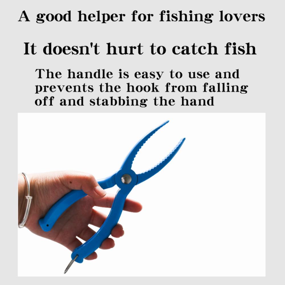 Dispozitiv de control al peștelui în aer liber Clemă din plastic pentru pescuit Instrument de prindere a buzei Controler Momelă Clemă anti-alunecare Kit de consumabile pentru clești