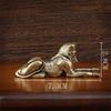 Retro Copper Egypt Sphinx Statue Small Ornaments Brass Guardian Statue Figurines Desktop Decorations Home Decor Accessories